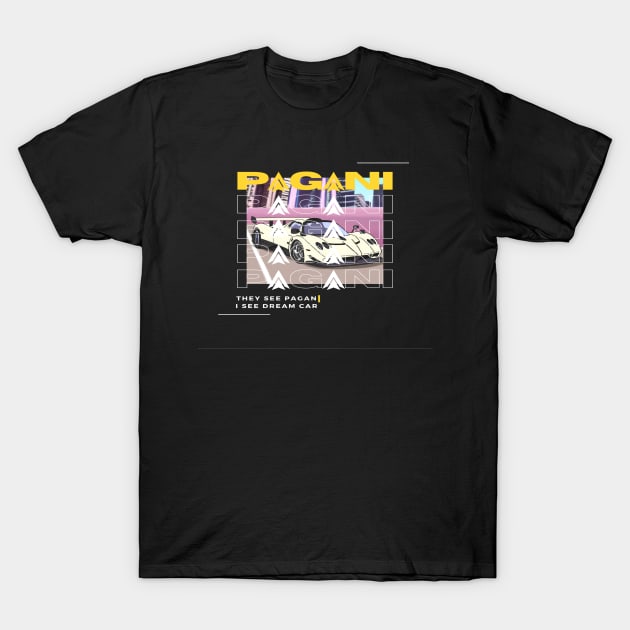 pagani zonda T-Shirt by JRexJ